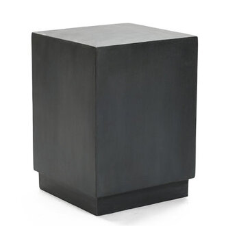 Novato IndoorOutdoor Cement Side Table