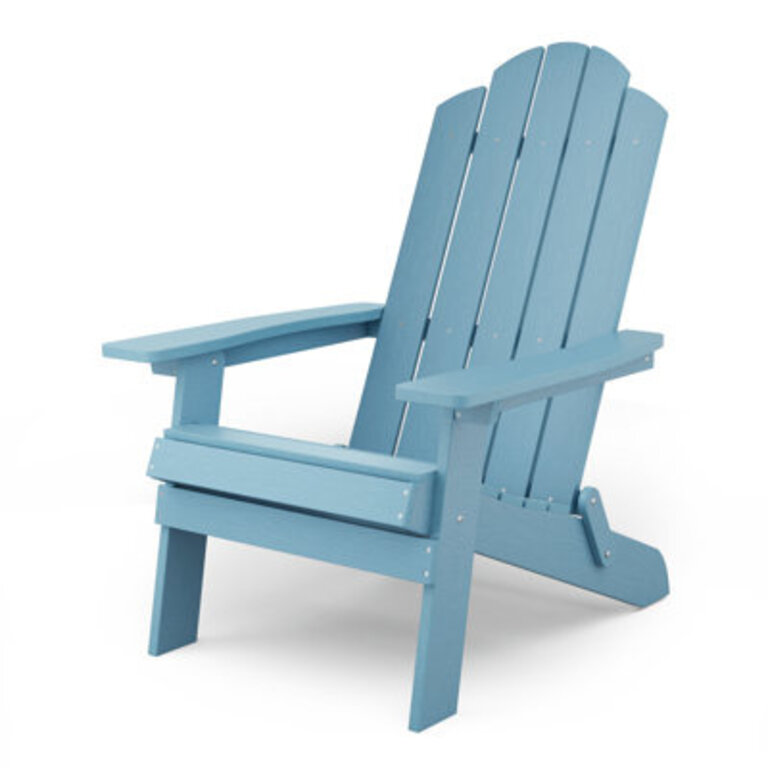 Mailloux Outdoor Folding Plastic Adirondack Chair