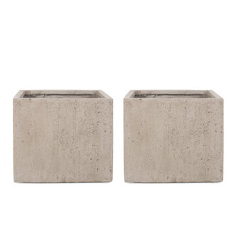 Shiner Lightweight Concrete Planter Box Set
