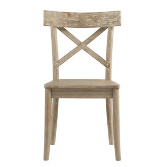 Set of 2 Eugley Solid Wood Dining Chairs