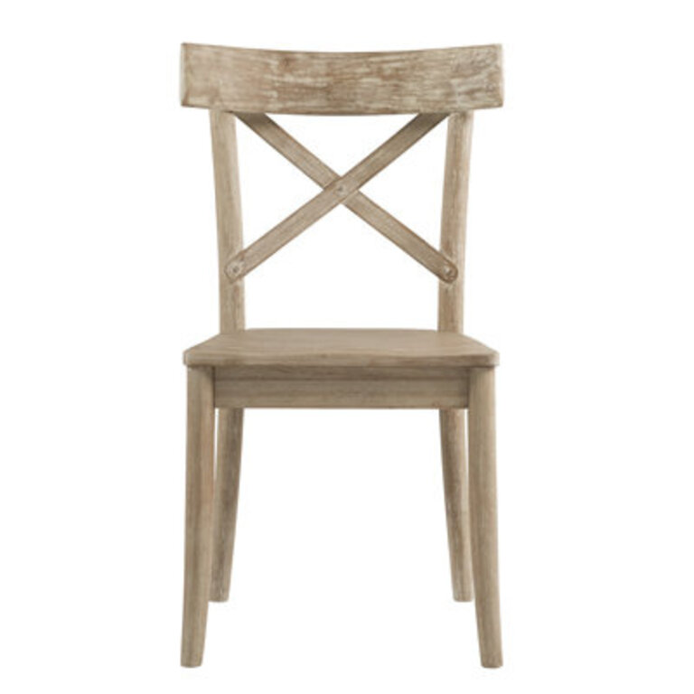 Set of 2 Eugley Solid Wood Dining Chairs