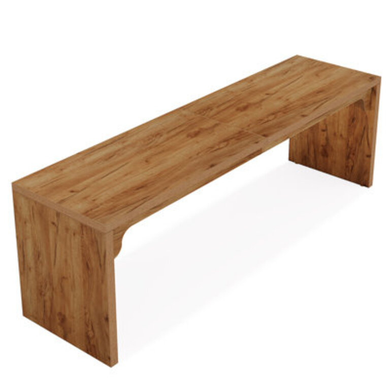 787 Long Computer Desk Wooden 2 Person Desk Double Desk
