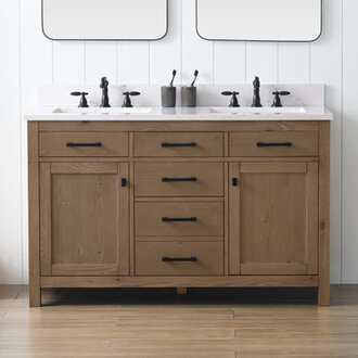Ajiya 54 Double Bathroom Vanity Set