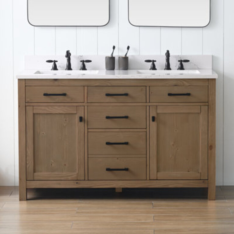 Ajiya 54 Double Bathroom Vanity Set