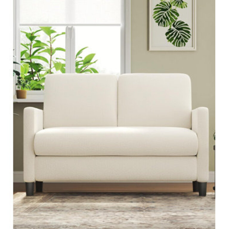 Jekayla Mini Teddy Fleece Sofa 5099 Square Armrest with Pocket Spring