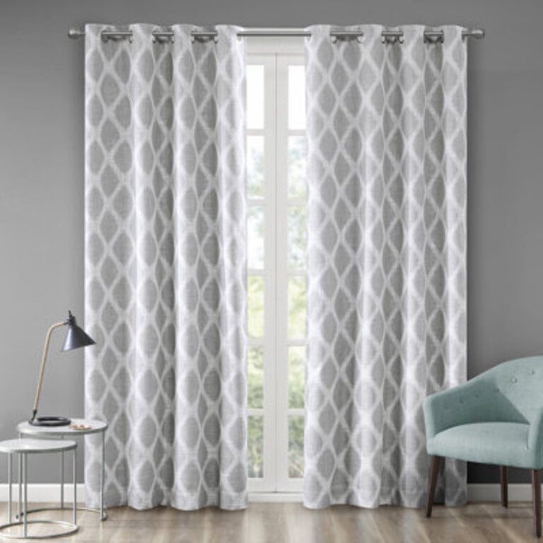 Blakesly Printed Ikat Blackout Curtain Panel