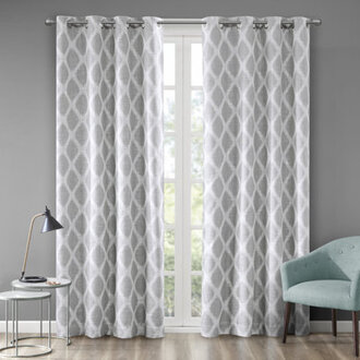 Blakesly Printed Ikat Blackout Curtain Panel