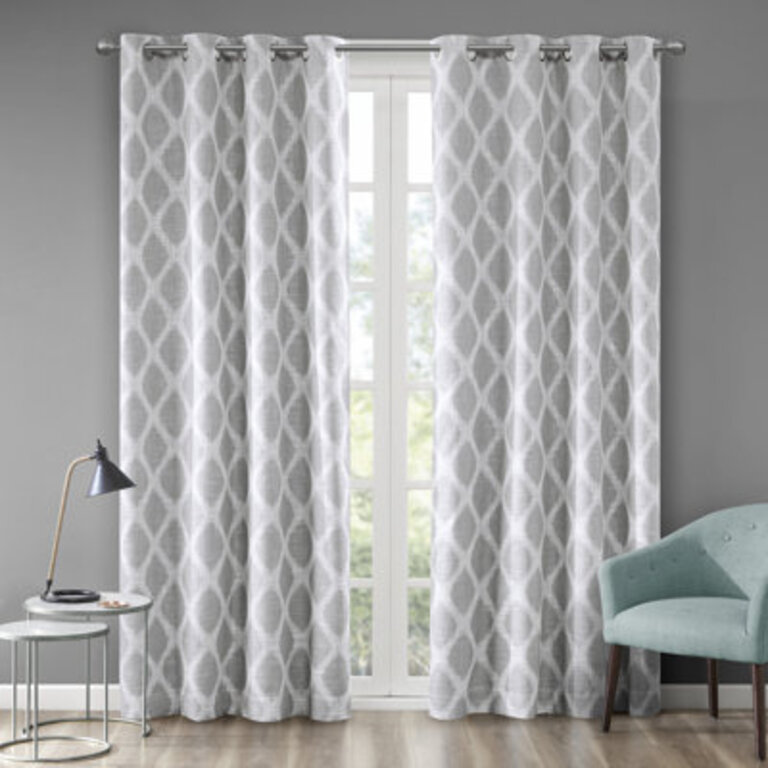 Blakesly Printed Ikat Blackout Curtain Panel