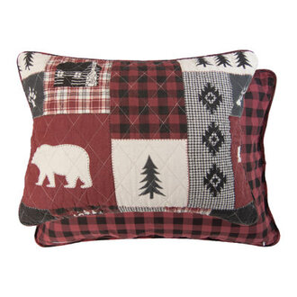 Bear Peak Cotton Quilted Patchwork Quilt