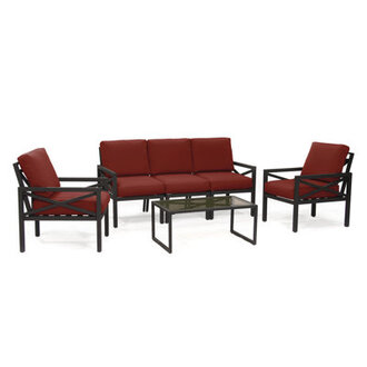 Carte 5 - Person Patio Conversation Set with Cushions