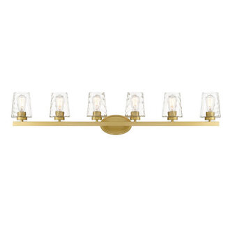 Saratoga 6 - Light Bathroom Steel Dimmable Vanity Light