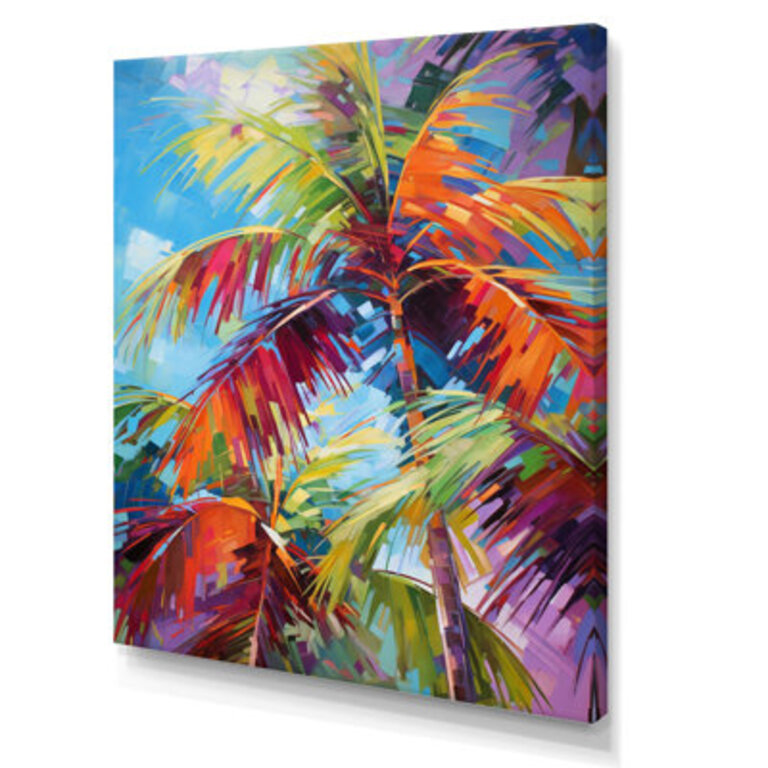 Millstadt Popart Palm Trees II - Palms  Palm Trees Framed Prints