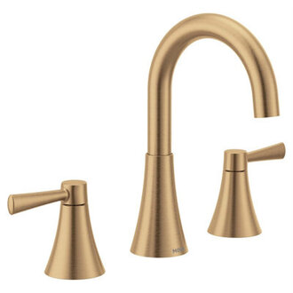 Moen Ronan Two-Handle Widespread Modern Bathroom Faucet Valve Included