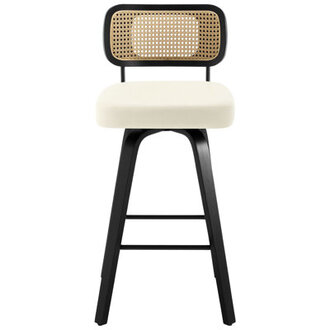 Lucania Swivel Upholstered Counter  Bar Stool