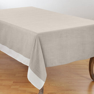 Adamson Banded Border Tablecloth