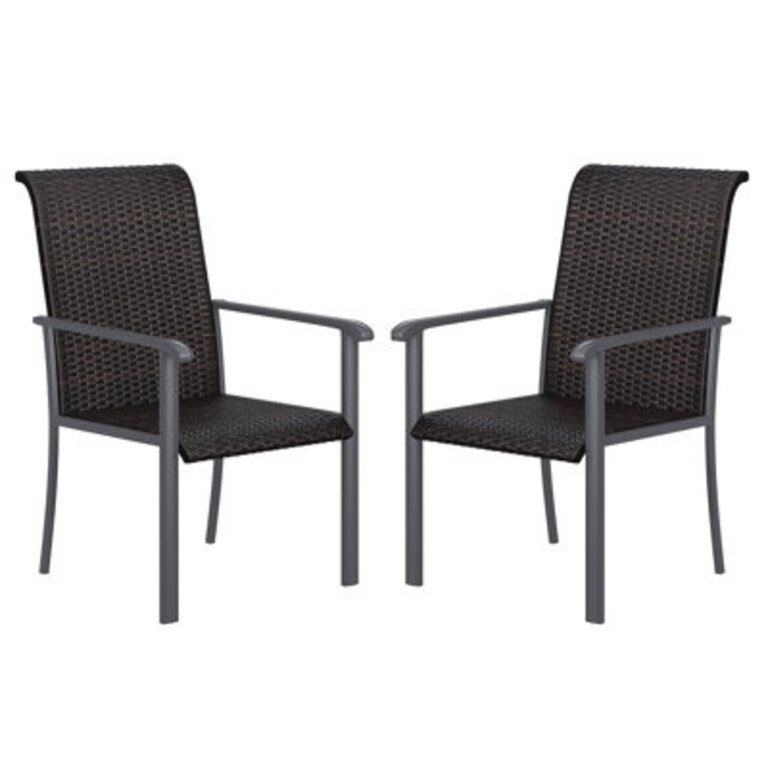 Chuitna Premium All-Weather Wicker Outdoor Dining Armchair