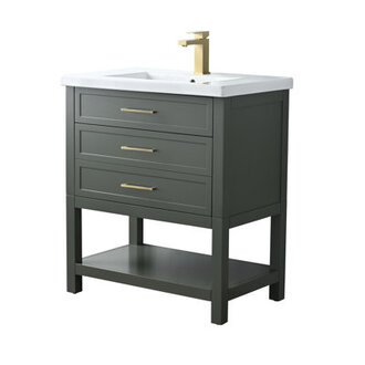 Vicini 30 Single Vanity with Ceramic Top