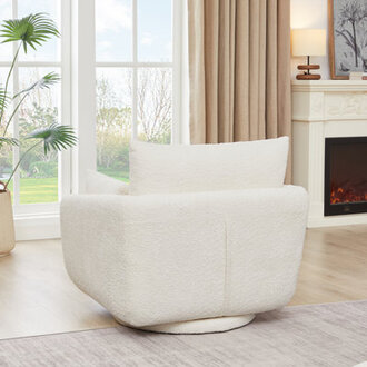 Rayel 40 Width Swivel Single Chair Sits Deep And Comfortable