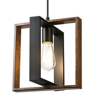Farmhouse Light Lantern Geometric Pendant