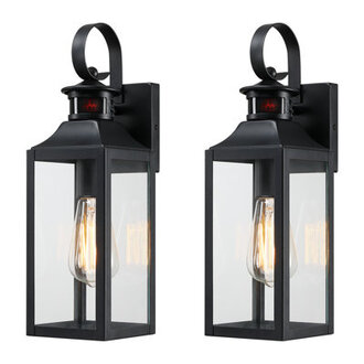 Aurelia Pankova 16-1 Outdoor l Wall Light with Dusk to Dawn and Motion Sensor
