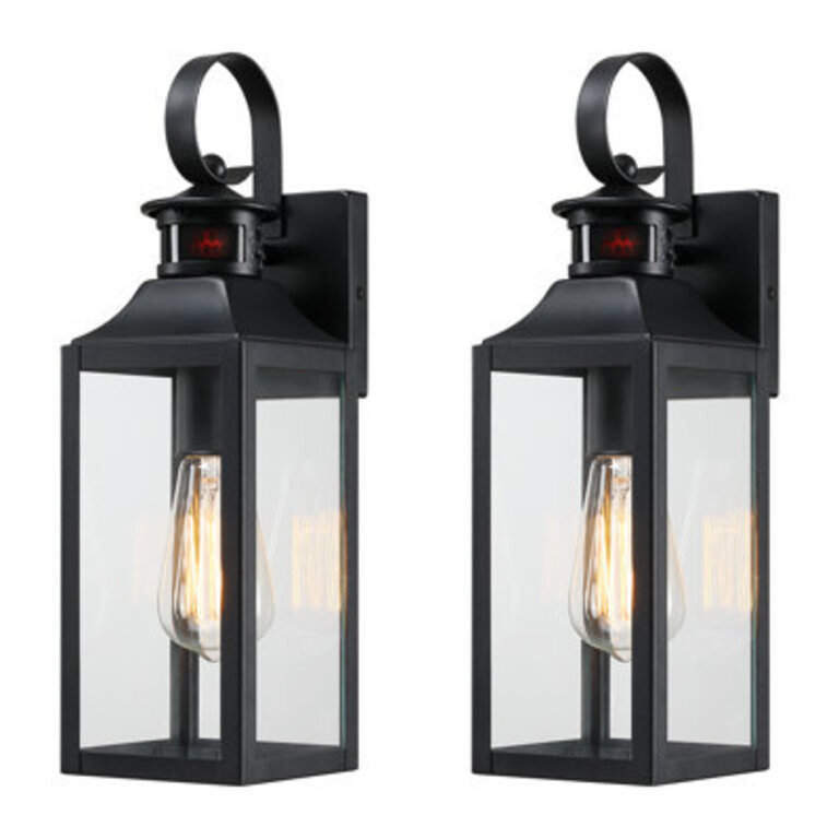 Aurelia Pankova 16-1 Outdoor l Wall Light with Dusk to Dawn and Motion Sensor