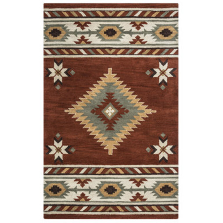 Eastman Hand Tufted Wool Geometric Indoor Rug