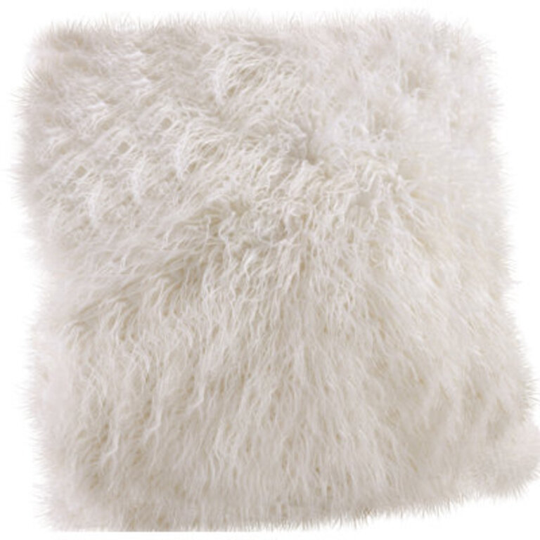 Faux Mongolian Collection Throw Pillow