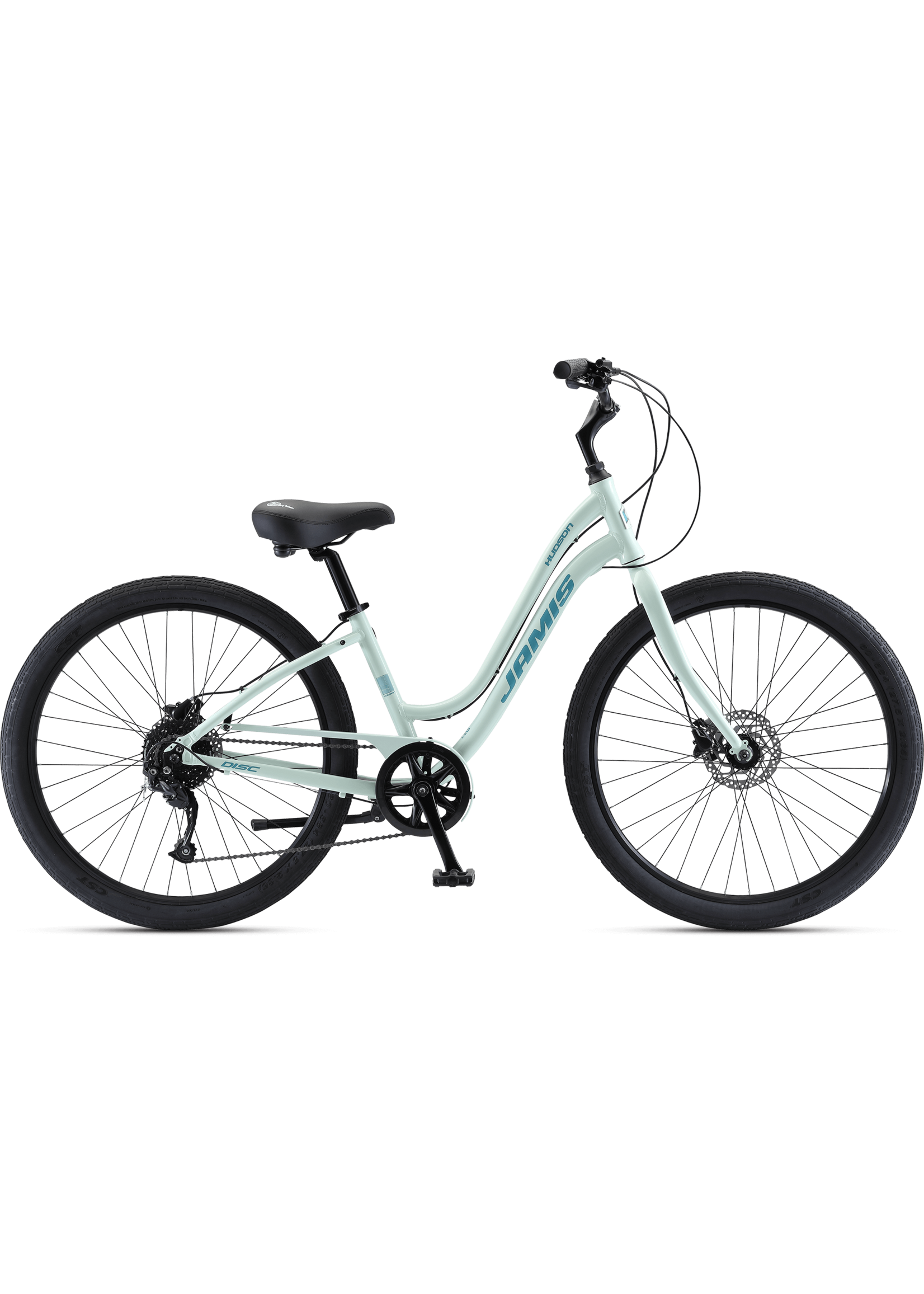 Jamis Bicycles Jamis Hudson Disk, Sugar Mint 18 Step-thru