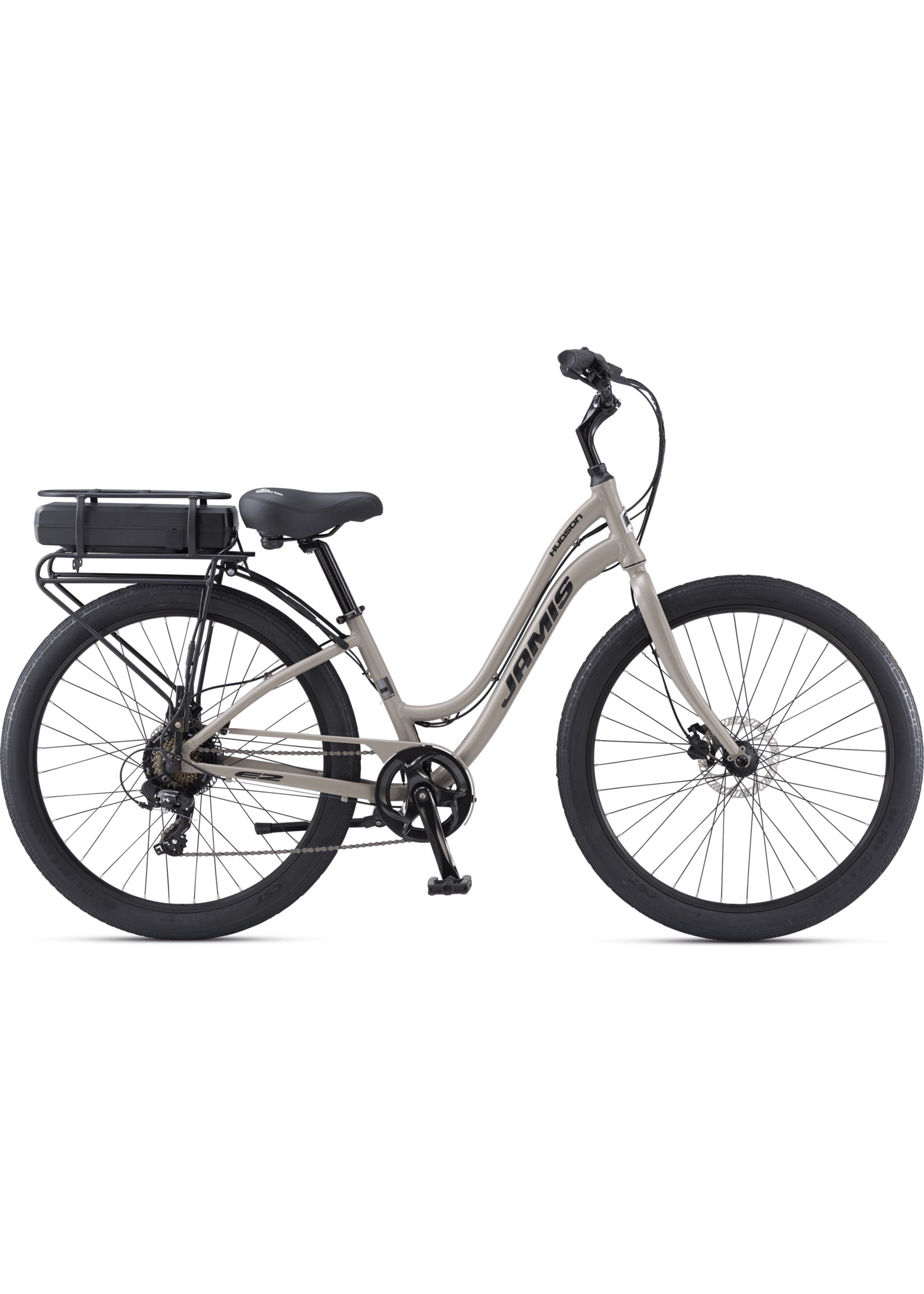Jamis Bicycles Jamis Hudson E2 cruiser e-bike Step-Thru, Thunder Grey size 14