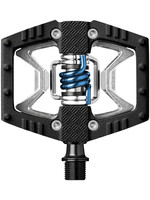 Crank Brothers Crank Brothers Double Shot 2 Pedals - Single Side Clipless with Platform, Aluminum, 9/16", Black