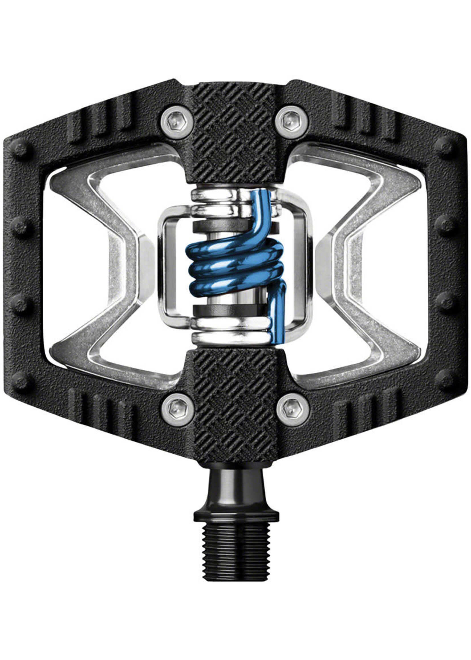 Crank Brothers Crank Brothers Double Shot 2 Pedals - Single Side Clipless with Platform, Aluminum, 9/16", Black