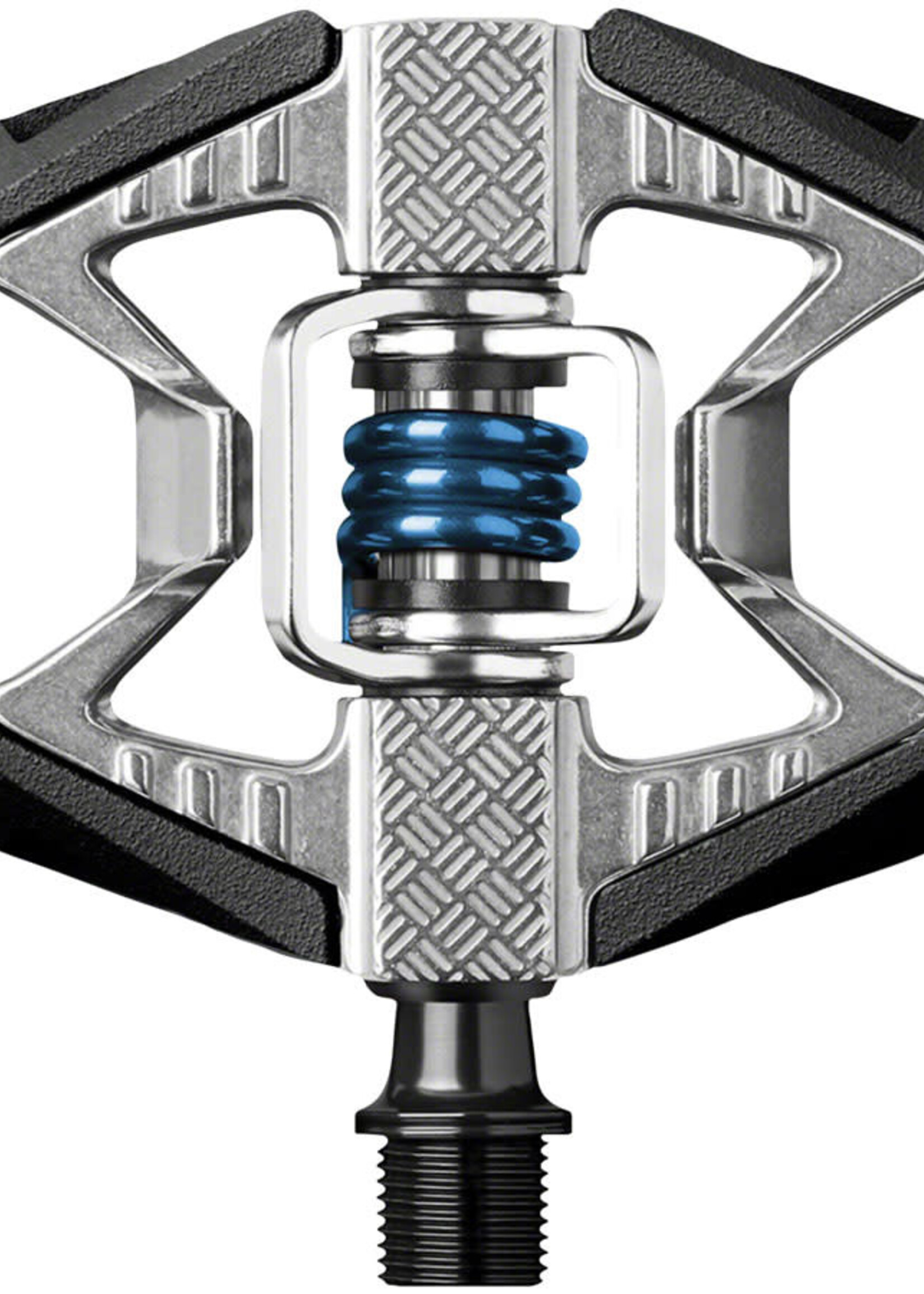 Crank Brothers Crank Brothers Double Shot 2 Pedals - Single Side Clipless with Platform, Aluminum, 9/16", Black