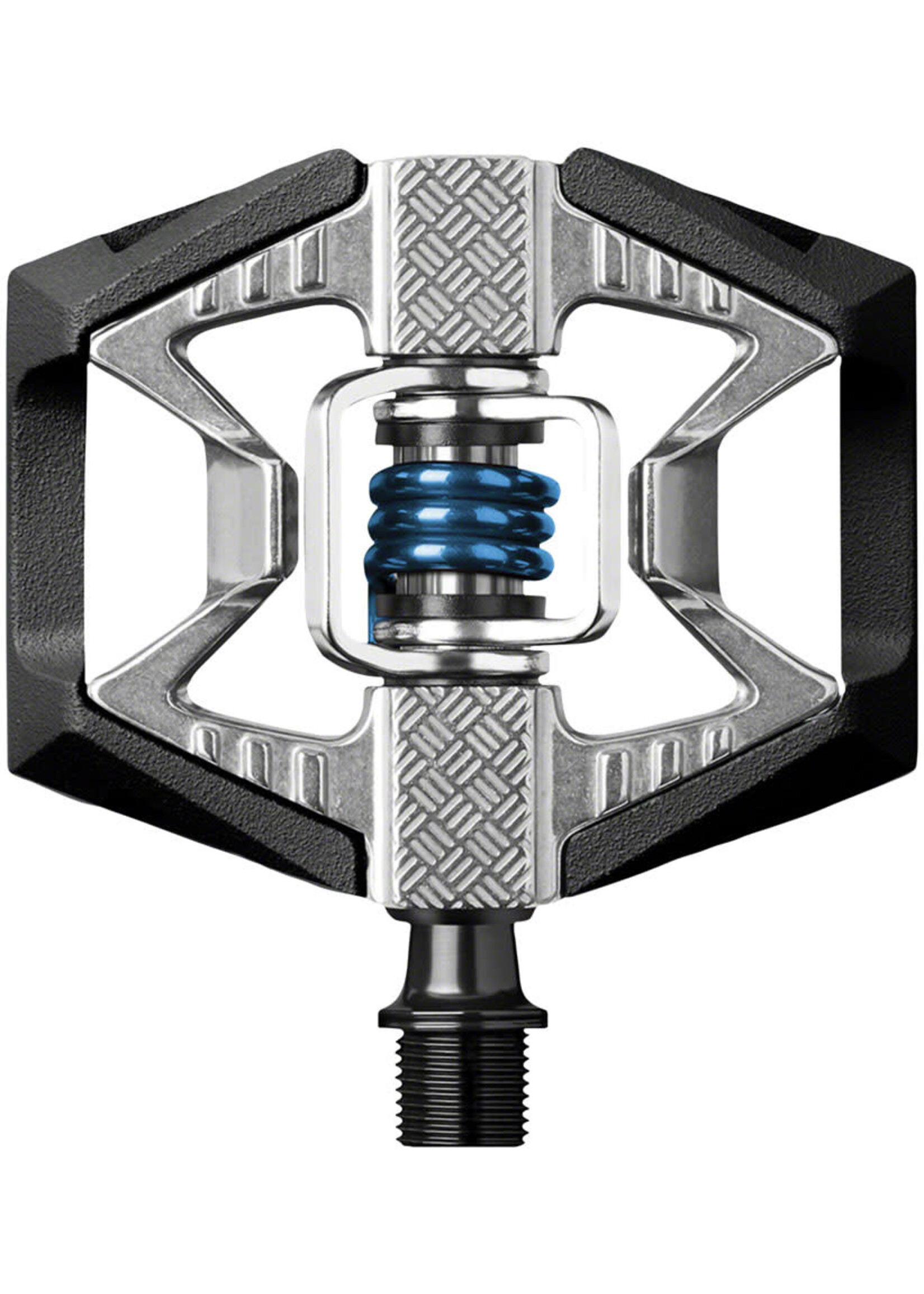 Crank Brothers Crank Brothers Double Shot 2 Pedals - Single Side Clipless with Platform, Aluminum, 9/16", Black