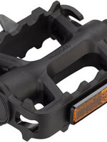 Dimension Dimension Mountain Basic Heavy-Duty Pedals - Platform, Plastic, 1/2", Black