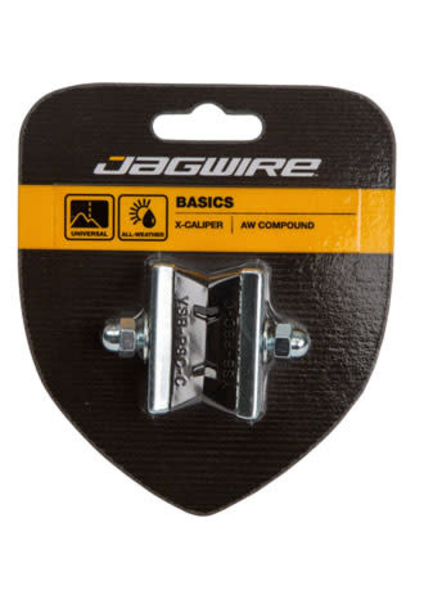 Jagwire Jagwire Basics X-Caliper Brake Pads - Threaded, Black, Pair