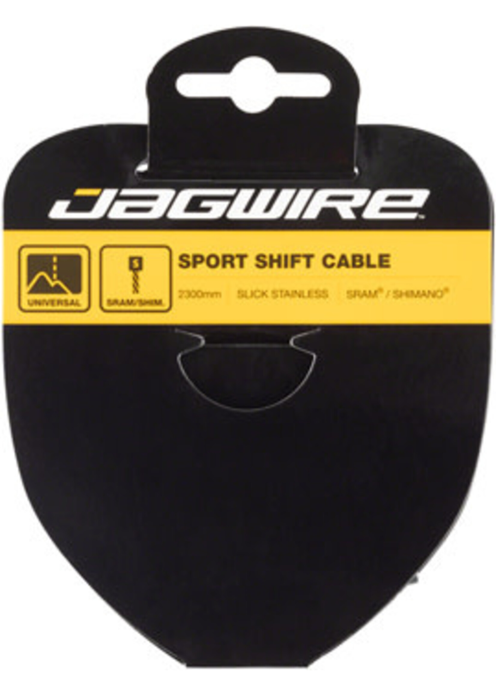Jagwire Jagwire Sport Shift Cable - 1.1 x 2300mm, Slick Stainless Steel, For SRAM/Shimano