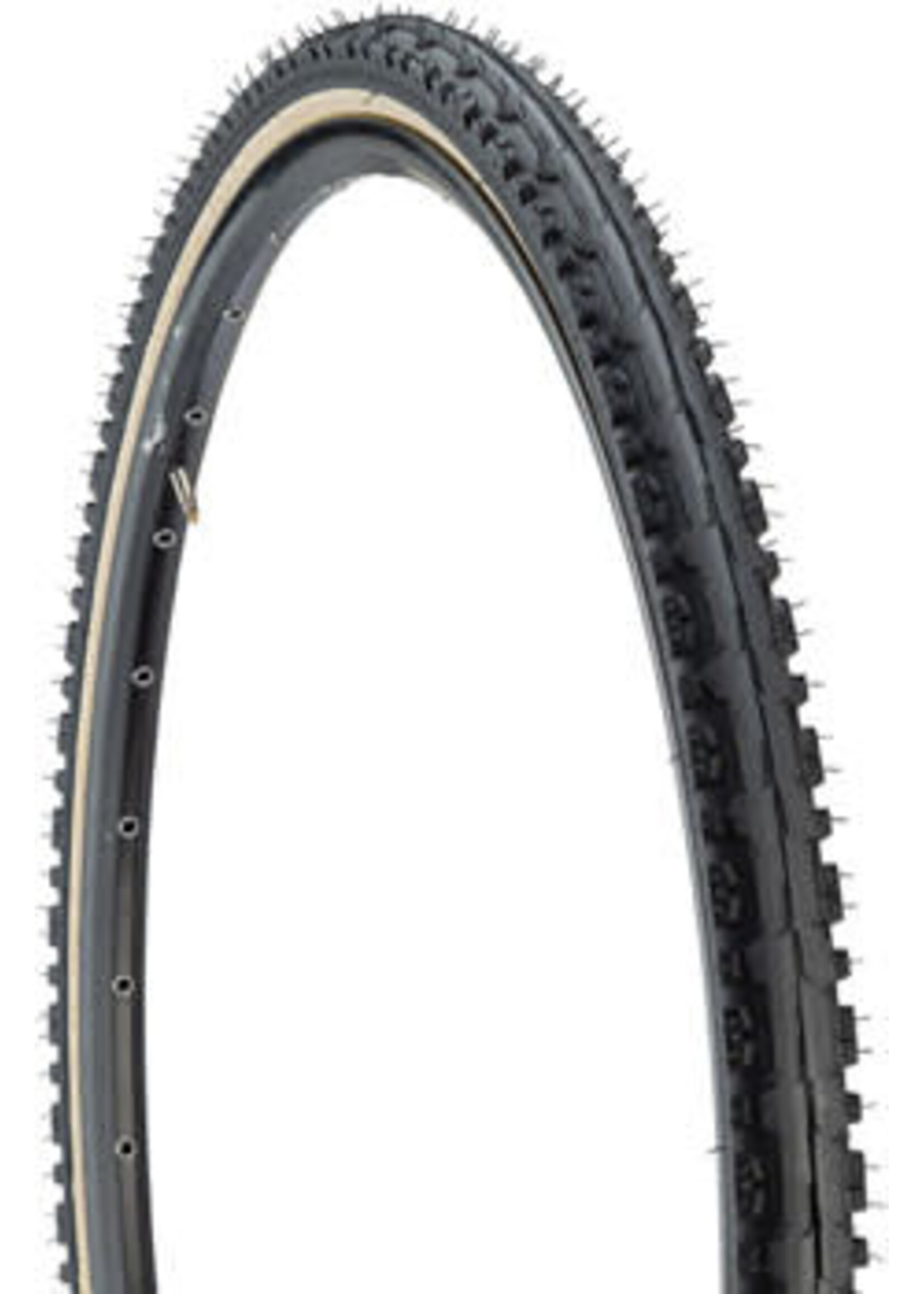 Kenda Kenda Kross Plus Tire - 700 x 38, Clincher, Wire, Black/Tan, 30tpi