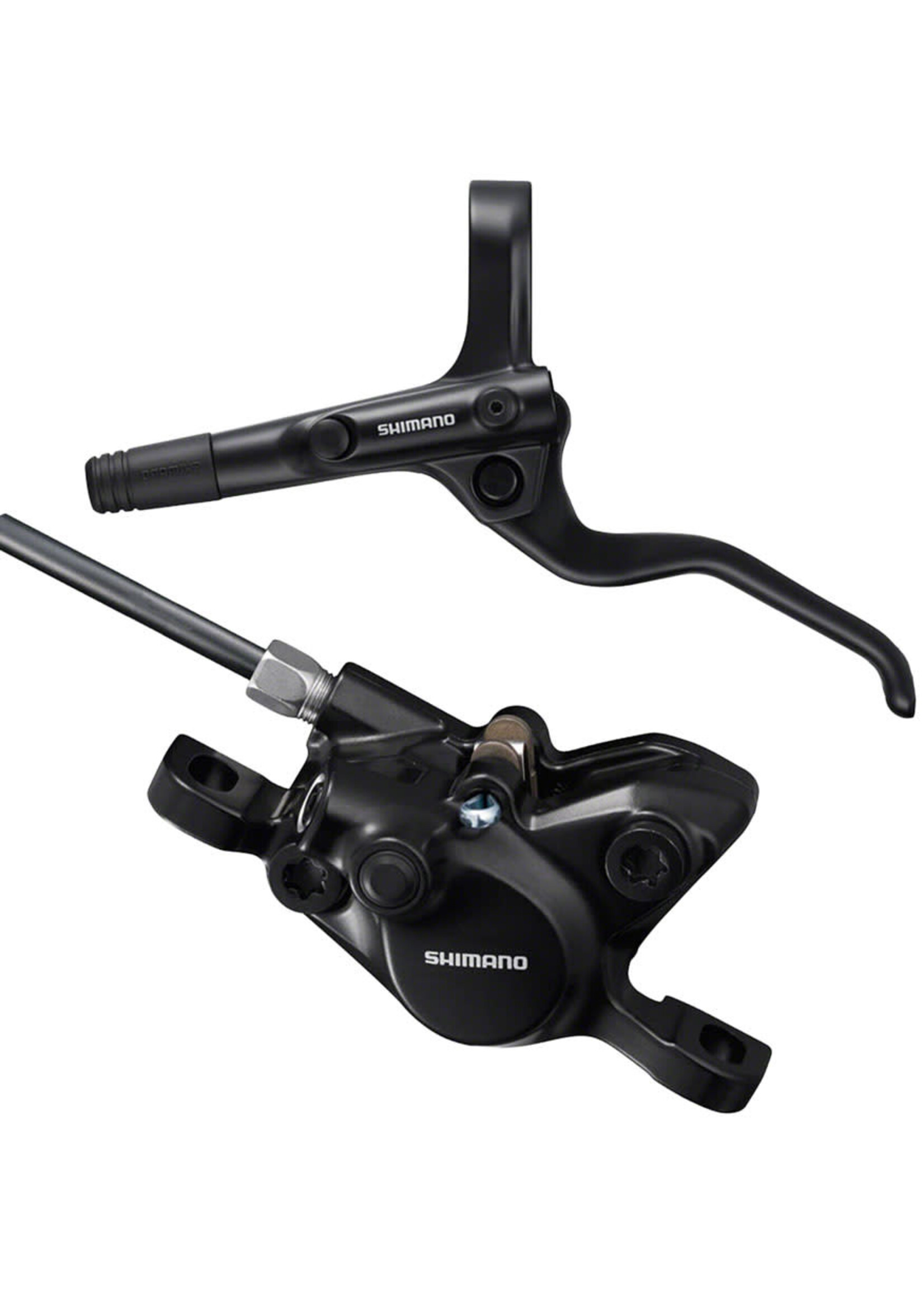 Shimano Shimano BR-MT200 Disc Brake and BL-MT201 Lever - Front, Hydraulic, 2-Piston, Post Mount, Black