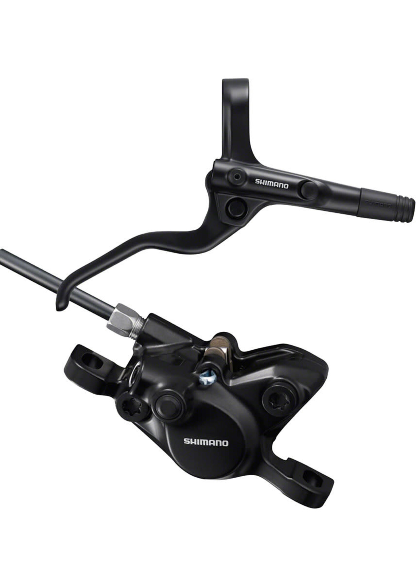 Shimano Shimano BR-MT200 Disc Brake and BL-MT201 Lever - Rear, Hydraulic, 2-Piston, Post Mount, Black