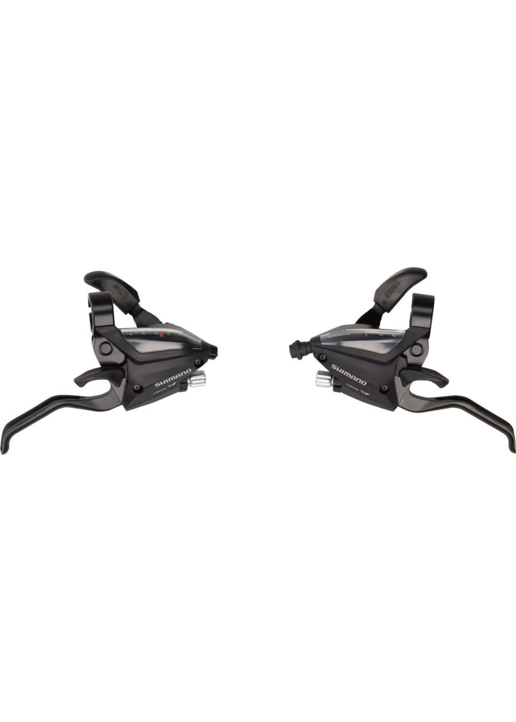 Shimano Shimano ST-EF500 3 x 7-Speed Brake/Shift Lever Set Black