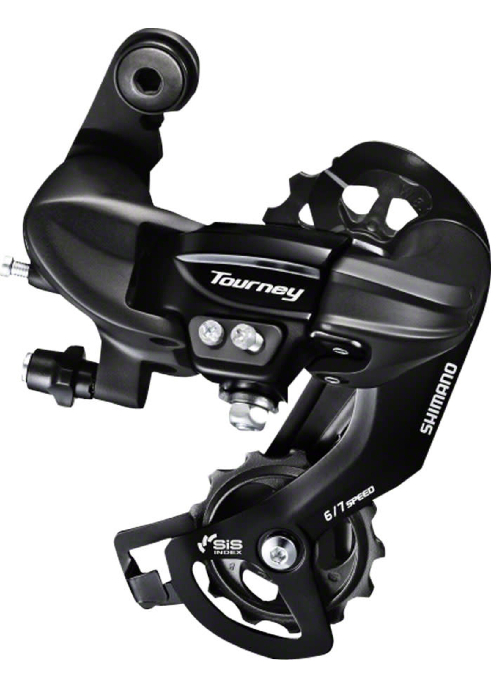 Shimano Shimano Tourney RD-TY300-SGS Rear Derailleur - 6,7 Speed, Long Cage, Black, Shimano Rear Direct Mount