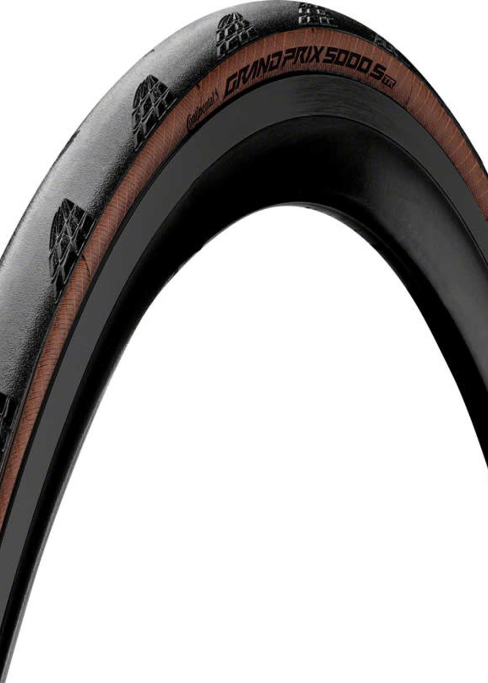 Continental Continental Grand Prix 5000 S TR Tire - 700 x 25, Tubeless, Folding, Black/Transparent, BlackChili, Vectran Breaker, LazerGrip, ACT