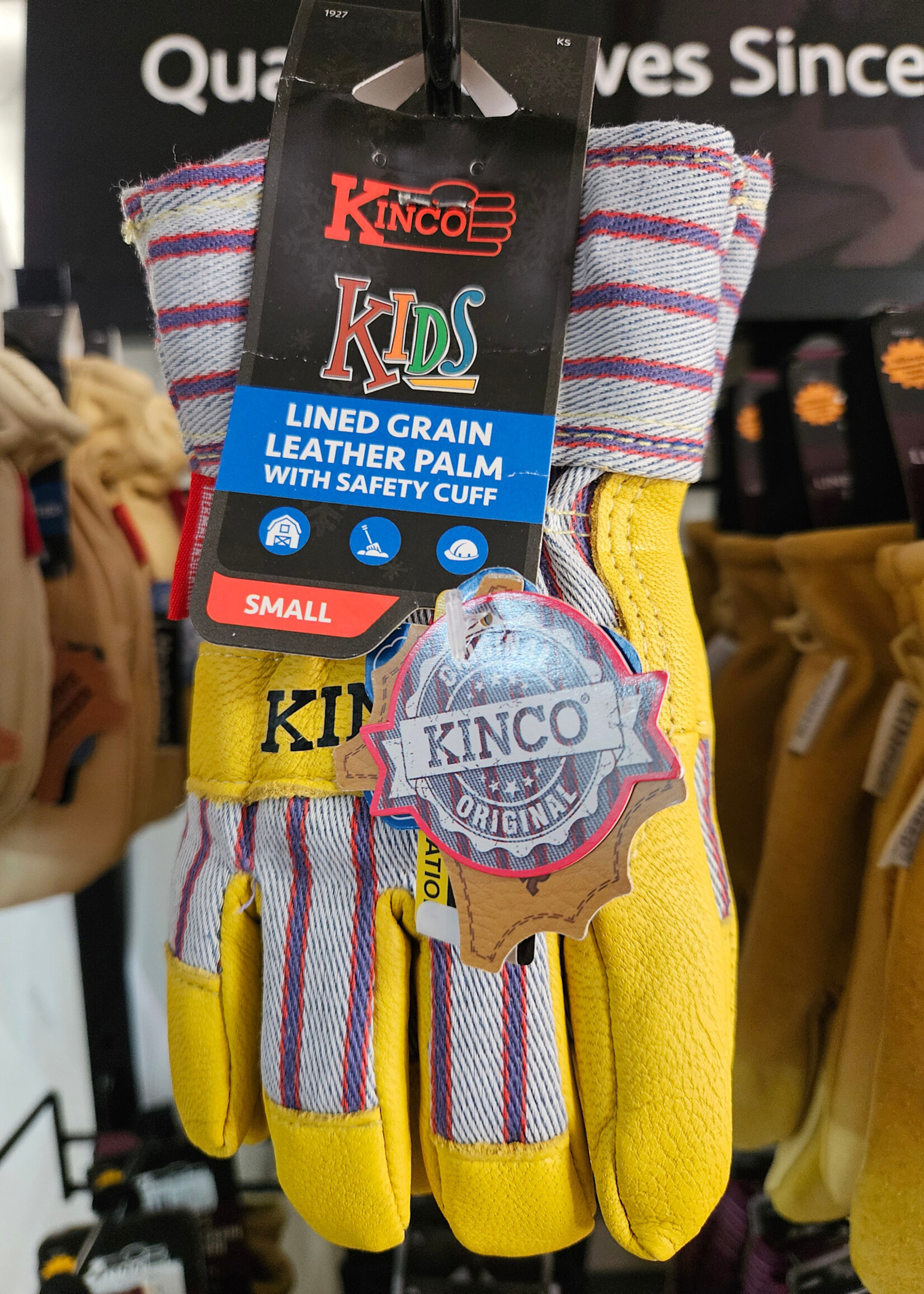 Kinco Kinco Kids Lined Grain Pigskin Glove