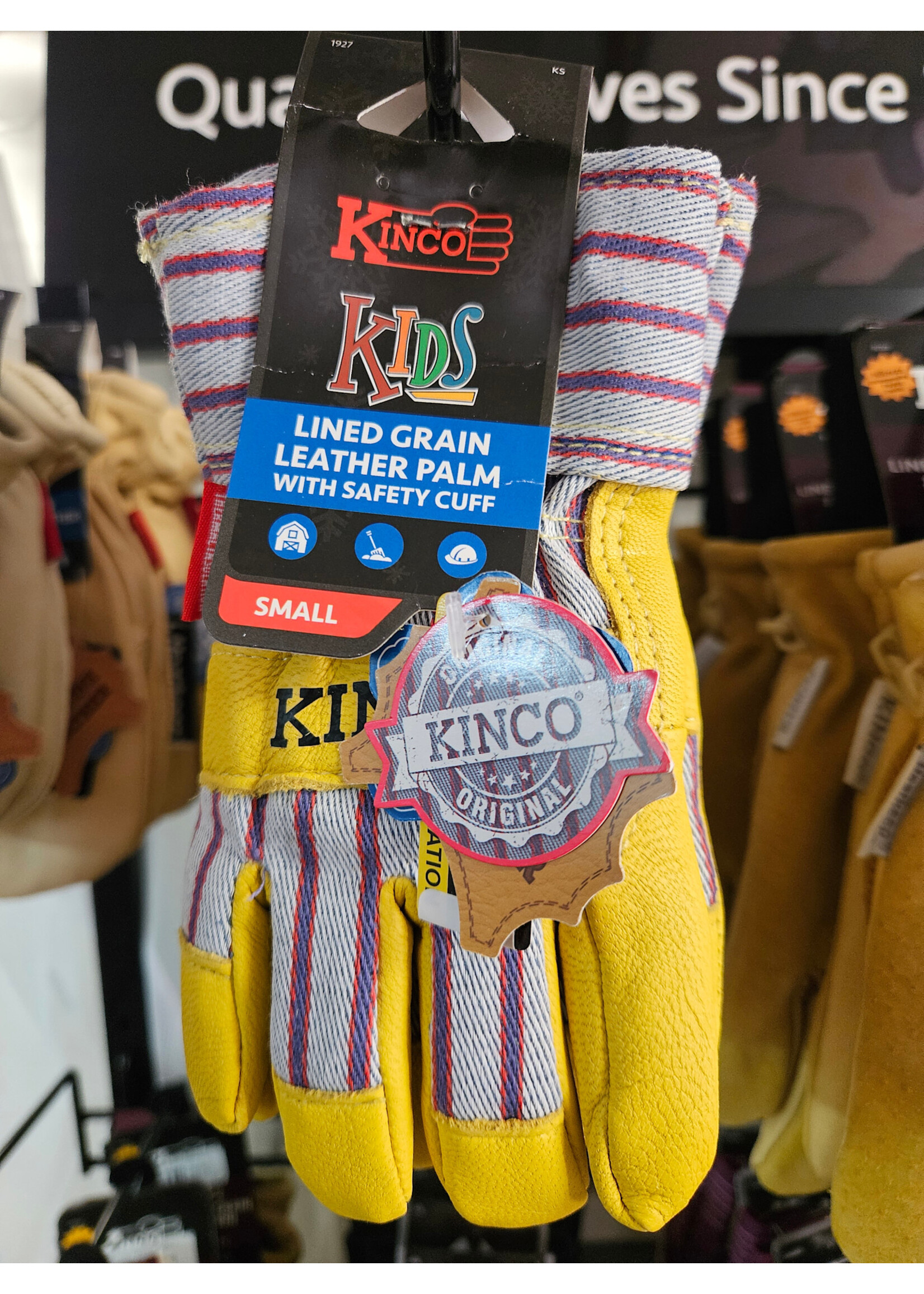 Kinco Kinco Kids Lined Grain Pigskin Glove