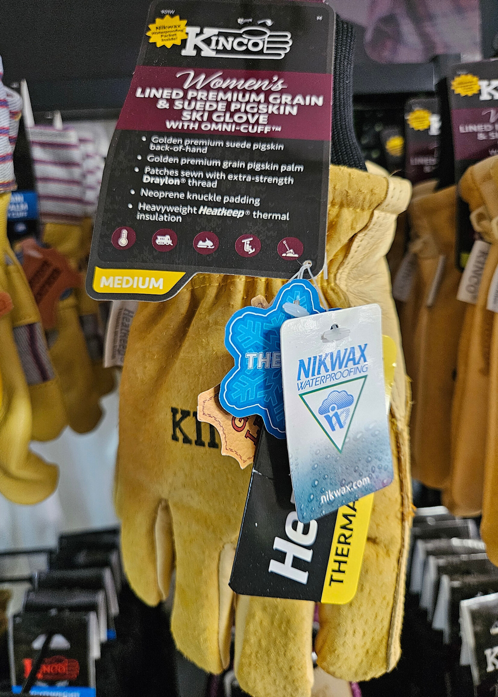 Kinco Kinco Womens Lined Pigskin Ski Glove