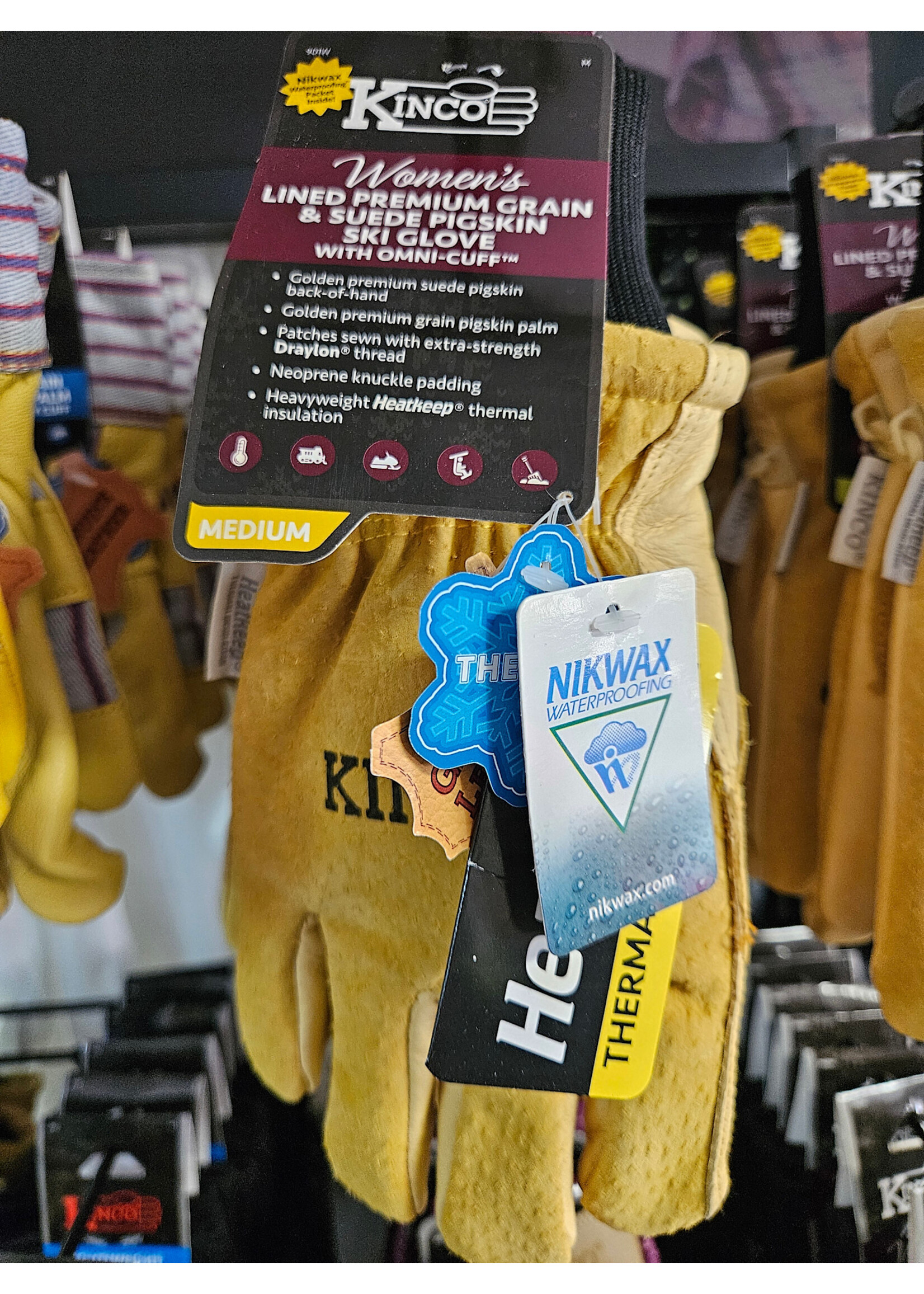 Kinco Kinco Womens Lined Pigskin Ski Glove