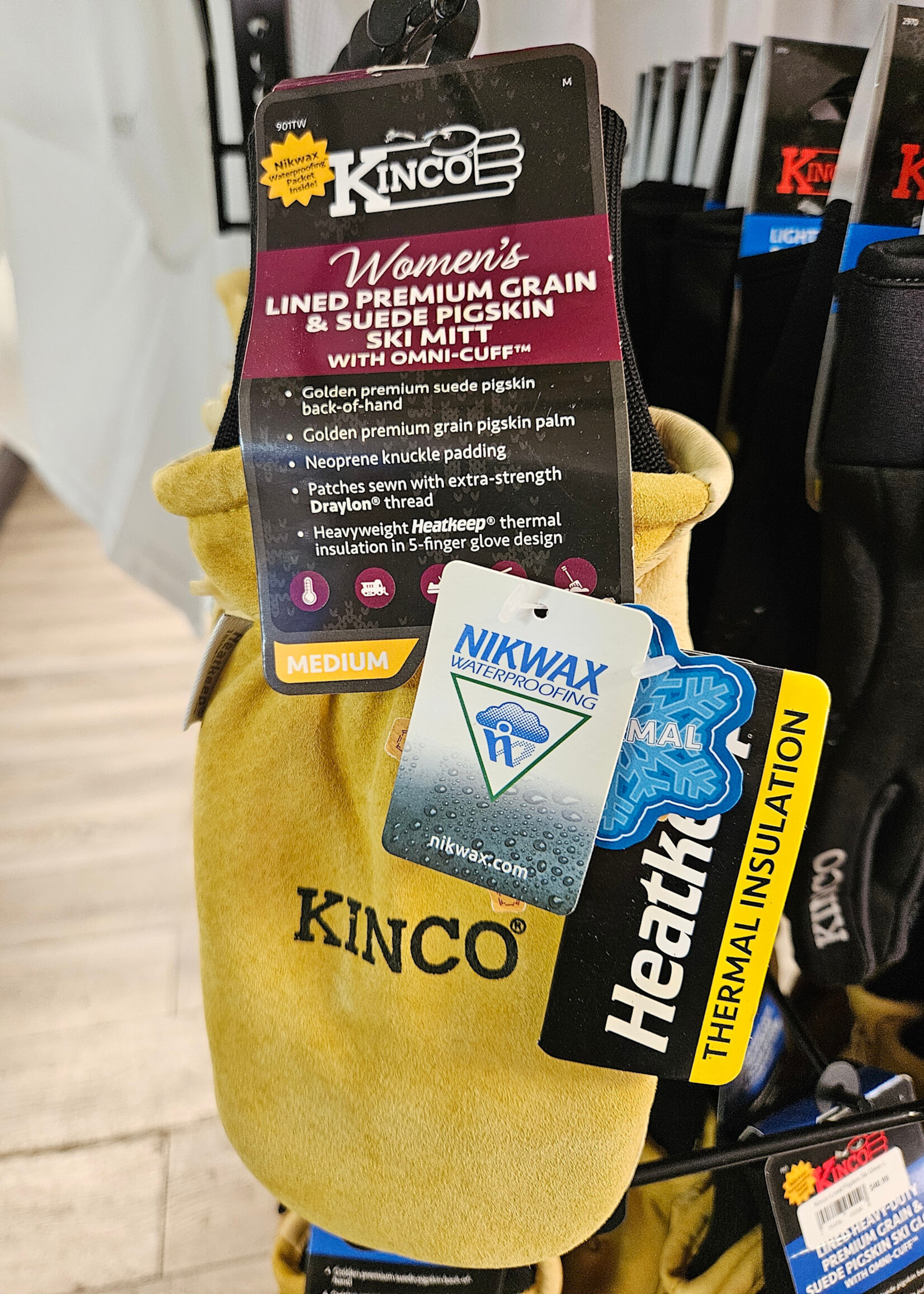 Kinco Kinco Womens Lined Pigskin Ski Mitt