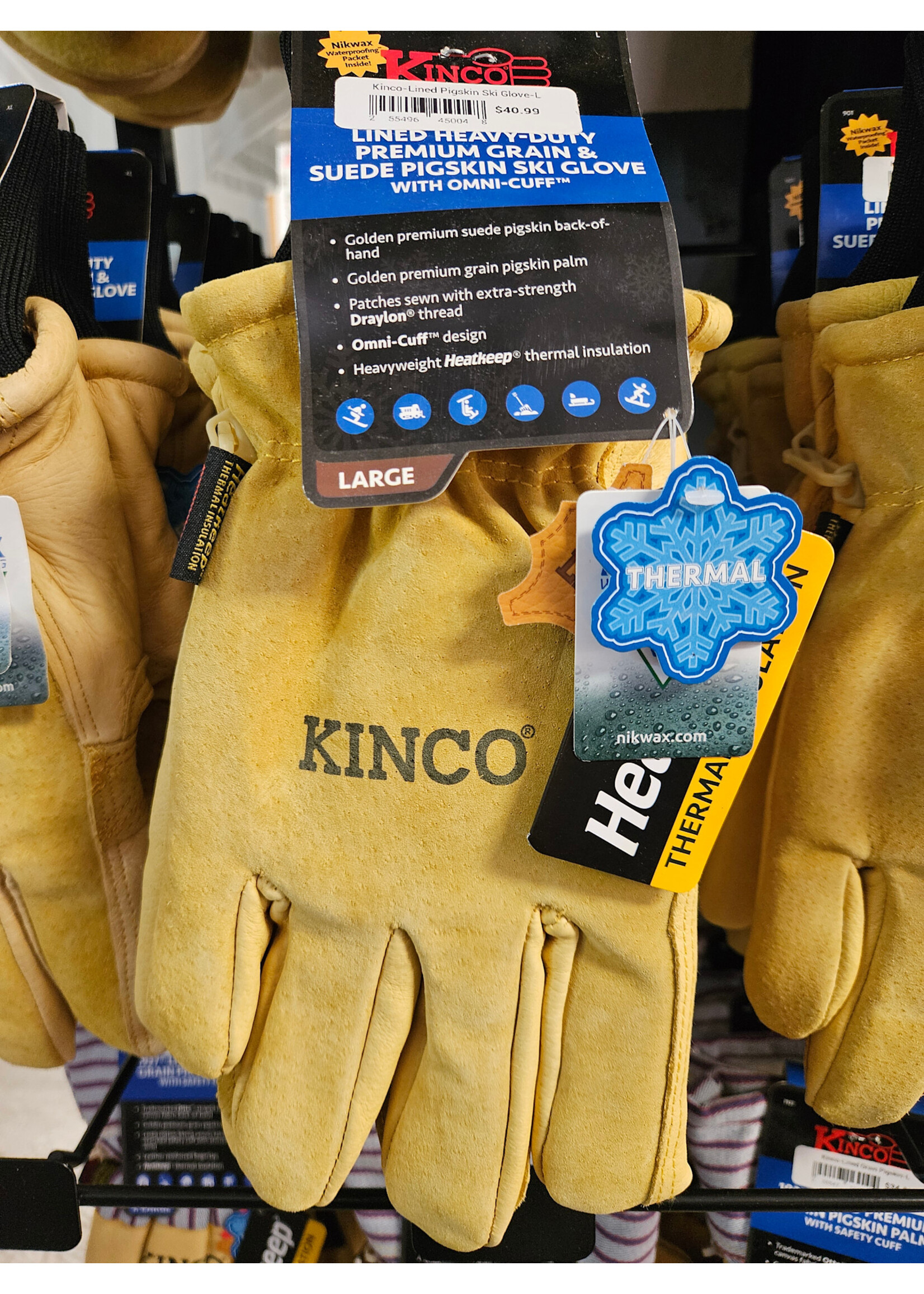 Kinco Kinco Lined Heavy-Duty Pigskin Ski Glove
