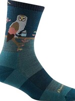 Darn Tough Women's Critter Club Micro Crew Lightweight Hiking Socks (5001) Teal