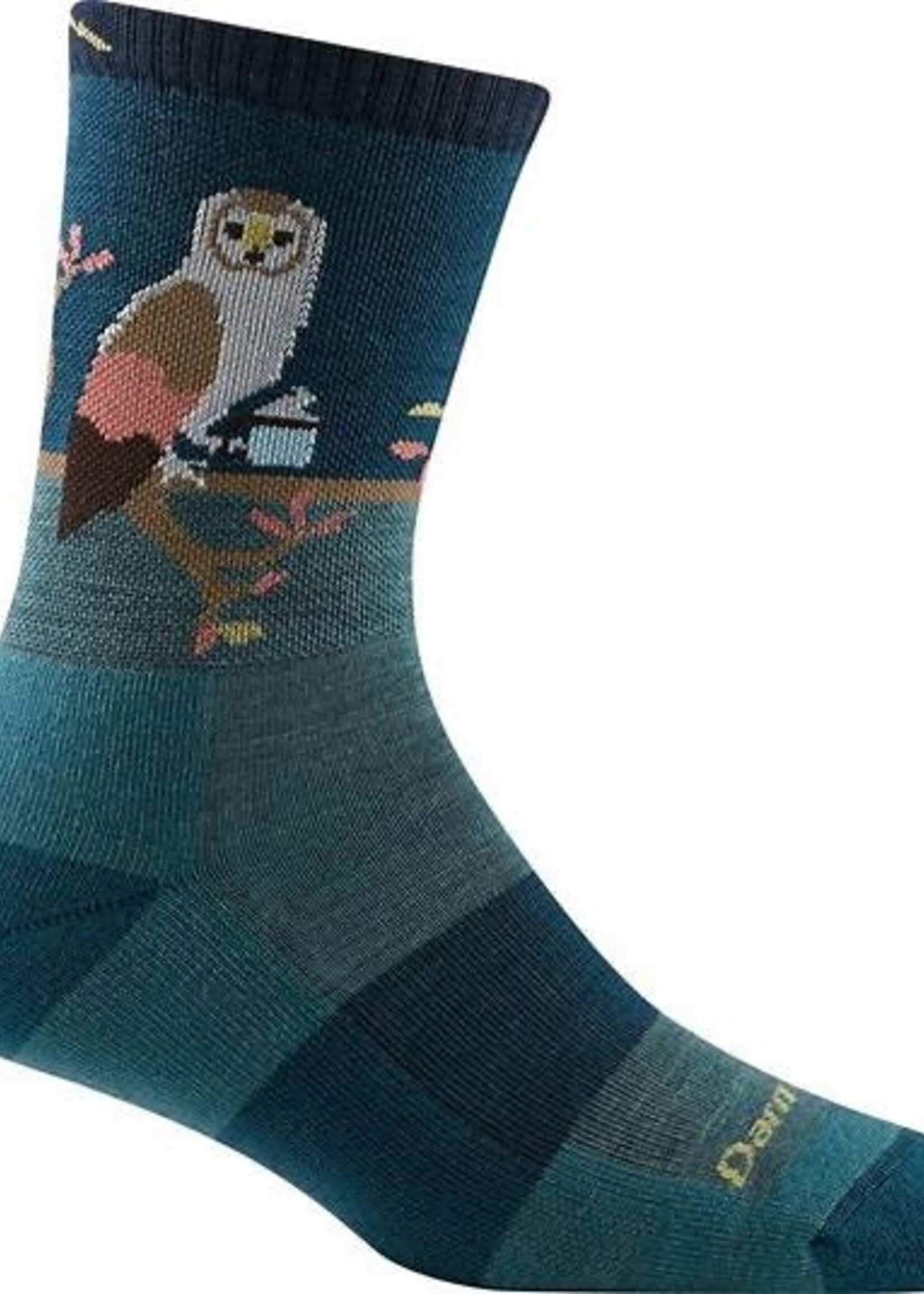 Darn Tough Women's Critter Club Micro Crew Lightweight Hiking Socks (5001) Teal